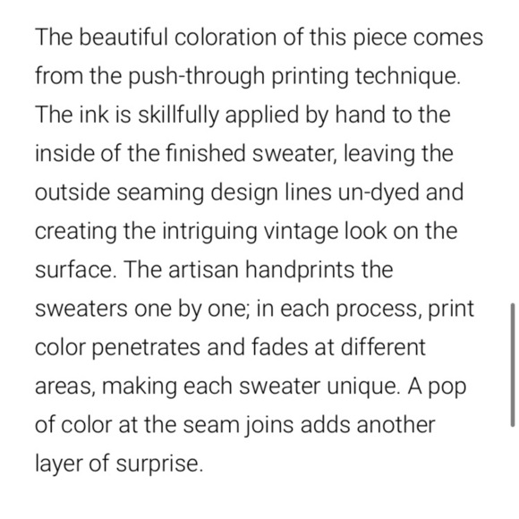 Paychi Guh Worsted Cashmere Sweater Large - Picture 7 of 12